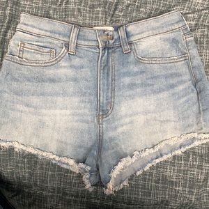 Never Worn Pink Jean Denim Shorts